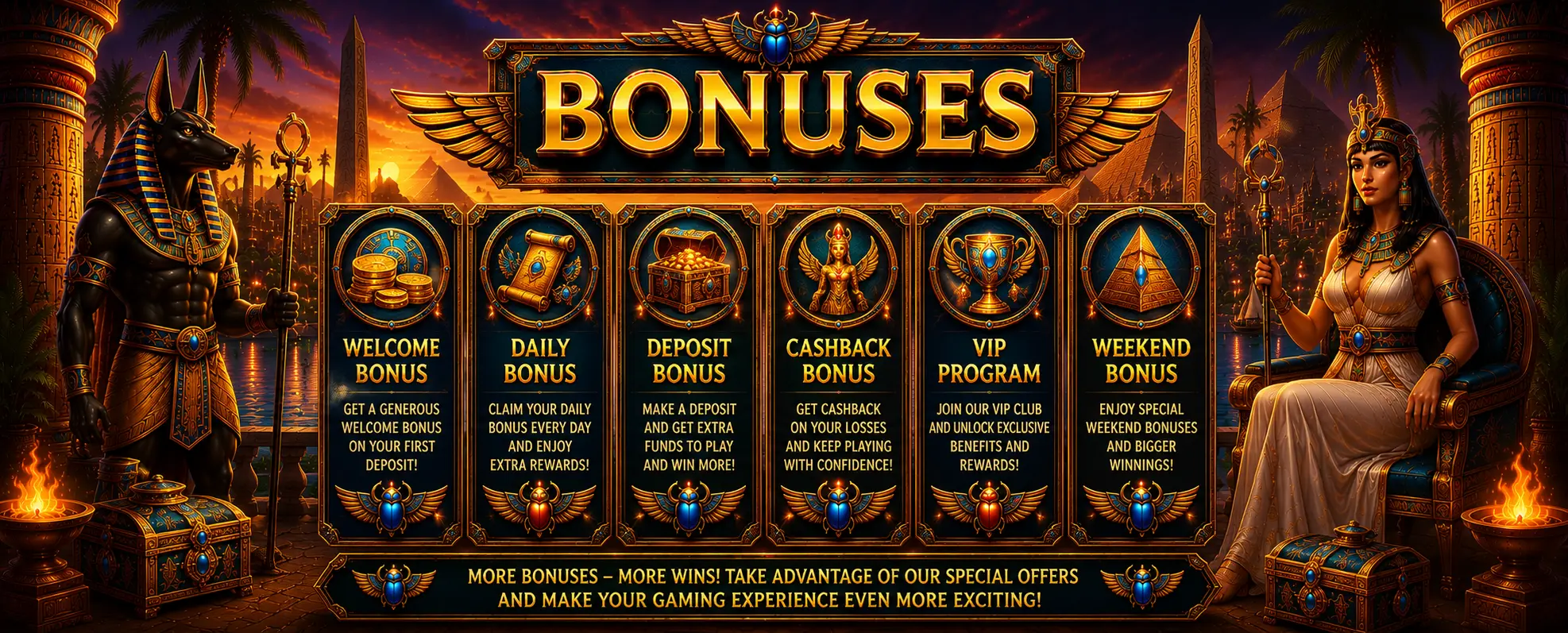 online egypt bonus